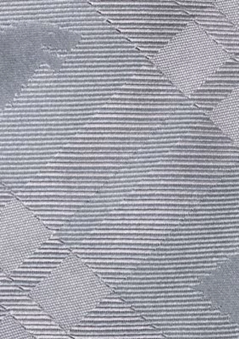 Men's Stark Direwolf Gray Plaid Silk Tie