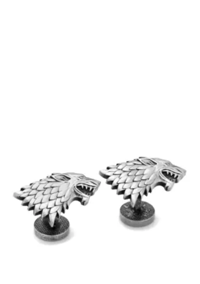 Game of Thrones Stark Direwolf Sigil Cufflinks	