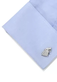 Game of Thrones Stark Direwolf Sigil Cufflinks	
