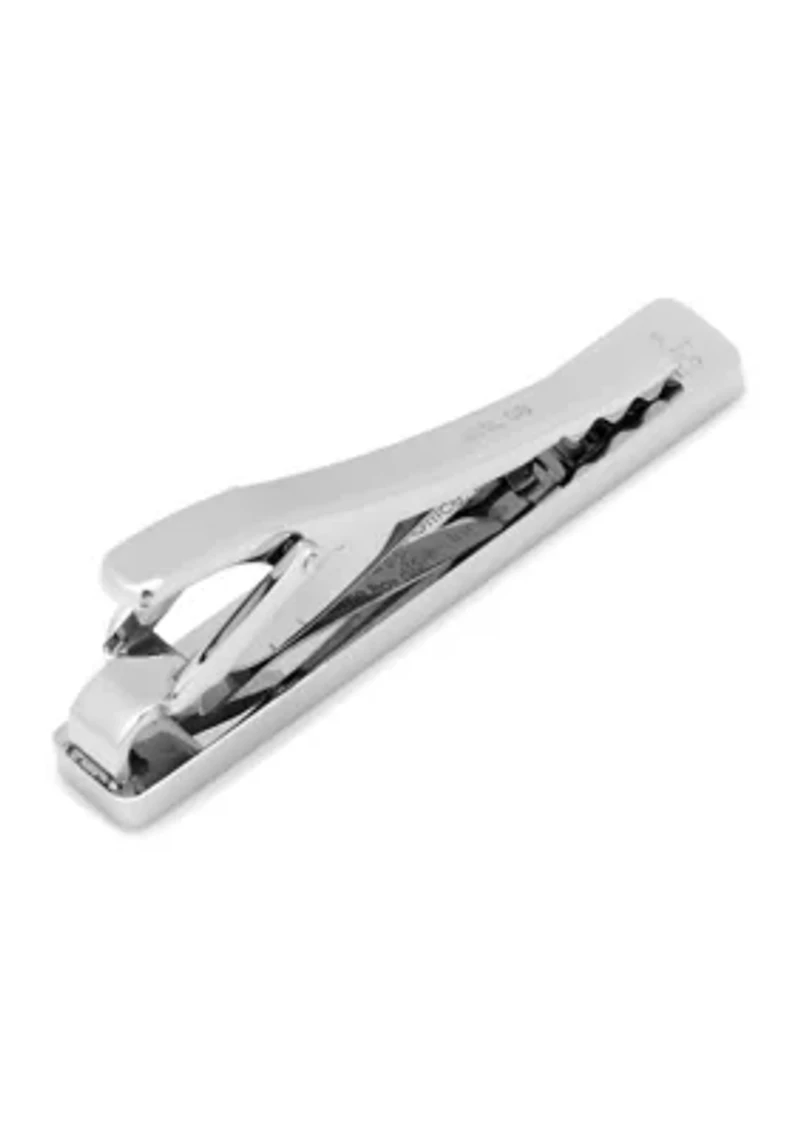 Stark Inlaid Wood Tie Clip