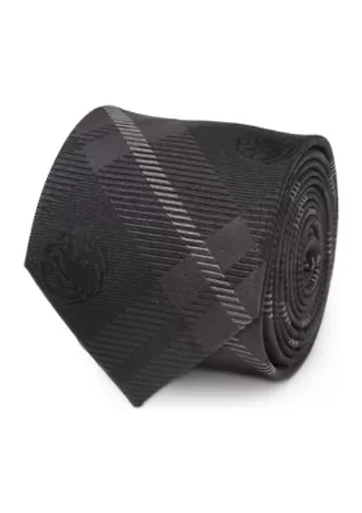 Men's Targaryen Dragon Black Plaid Silk Tie