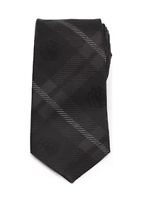 Men's Targaryen Dragon Black Plaid Silk Tie