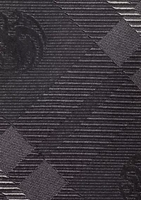 Men's Targaryen Dragon Black Plaid Silk Tie