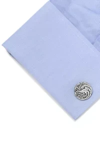 Game of Thrones Targaryen Three Headed Dragon Sigil Cufflinks