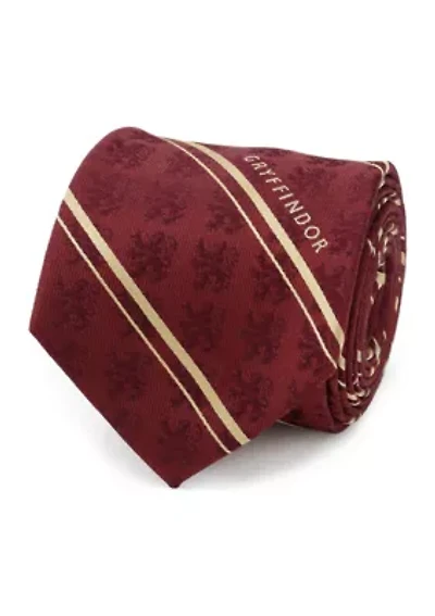 Gryffindor Maroon Stripe Silk Tie