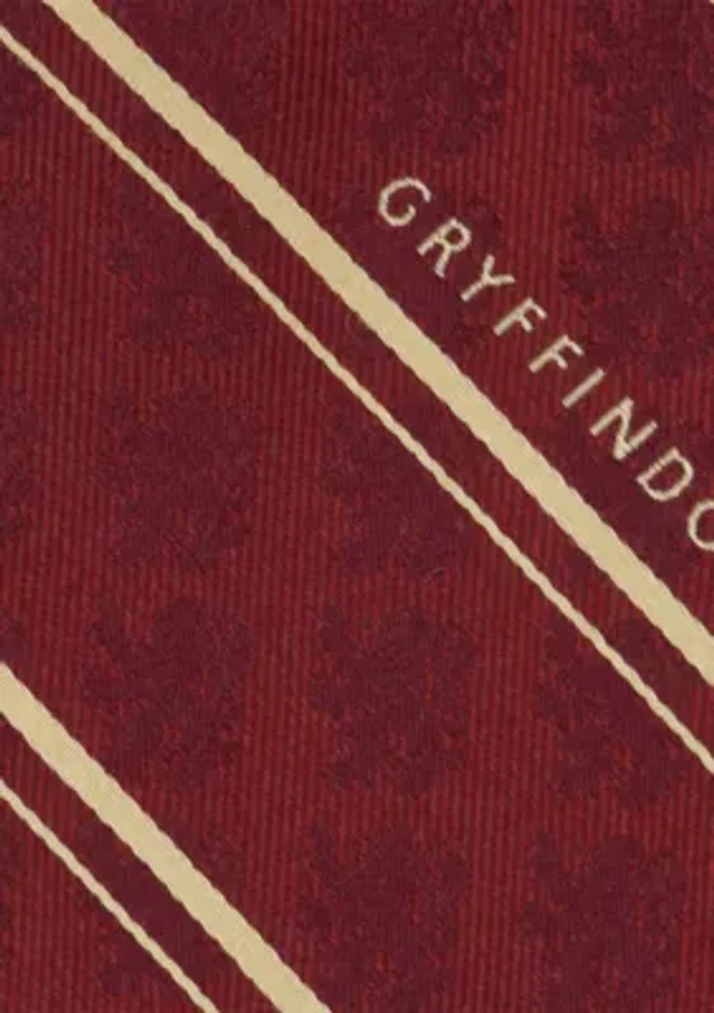 Gryffindor Maroon Stripe Silk Tie