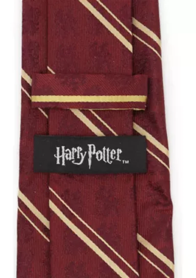 Gryffindor Maroon Stripe Silk Tie