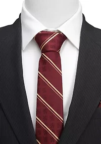 Gryffindor Maroon Stripe Silk Tie