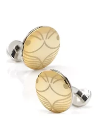 Golden Snitch Hidden Deathly Hallows Locket Cufflinks