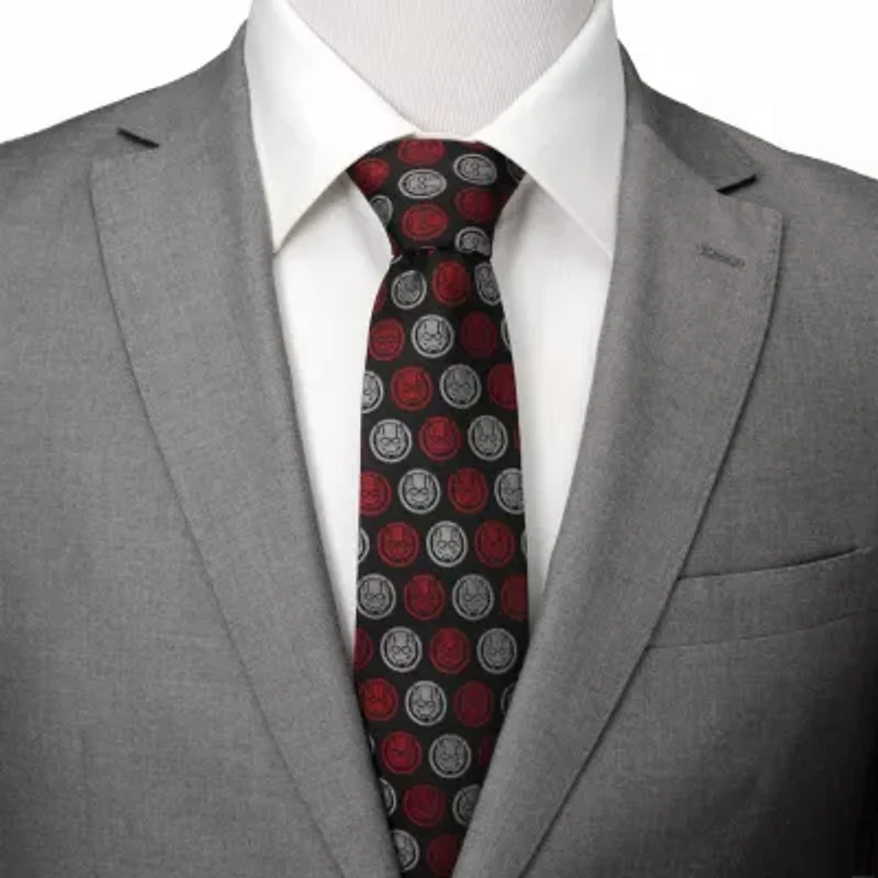 Ant-man Red/Gray Charcoal Tie