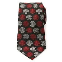 Ant-man Red/Gray Charcoal Tie