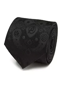 Avengers Paisley Icons Print Black Tie