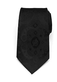 Avengers Paisley Icons Print Black Tie