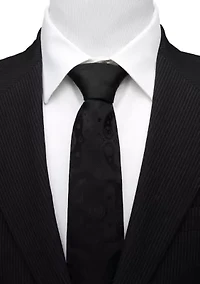 Avengers Paisley Icons Print Black Tie