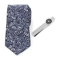 Avengers Icons Necktie and Tie Bar Gift Set