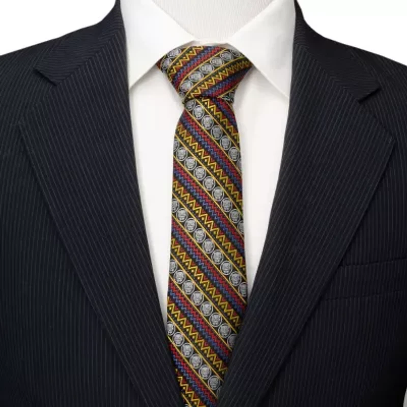 Black Panther Tribal Stripe Tie
