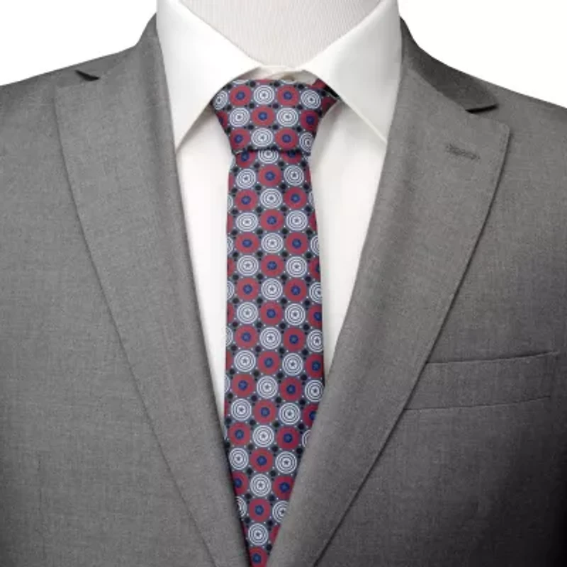 Captain America Gray Dot  Tie