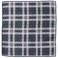 Captain America Gray Plaid Pocket Square