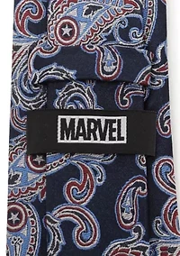 Captain America Paisley Tie