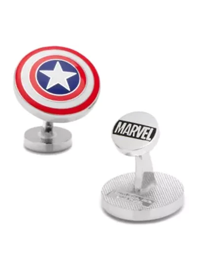 Captain America Shield Cufflinks