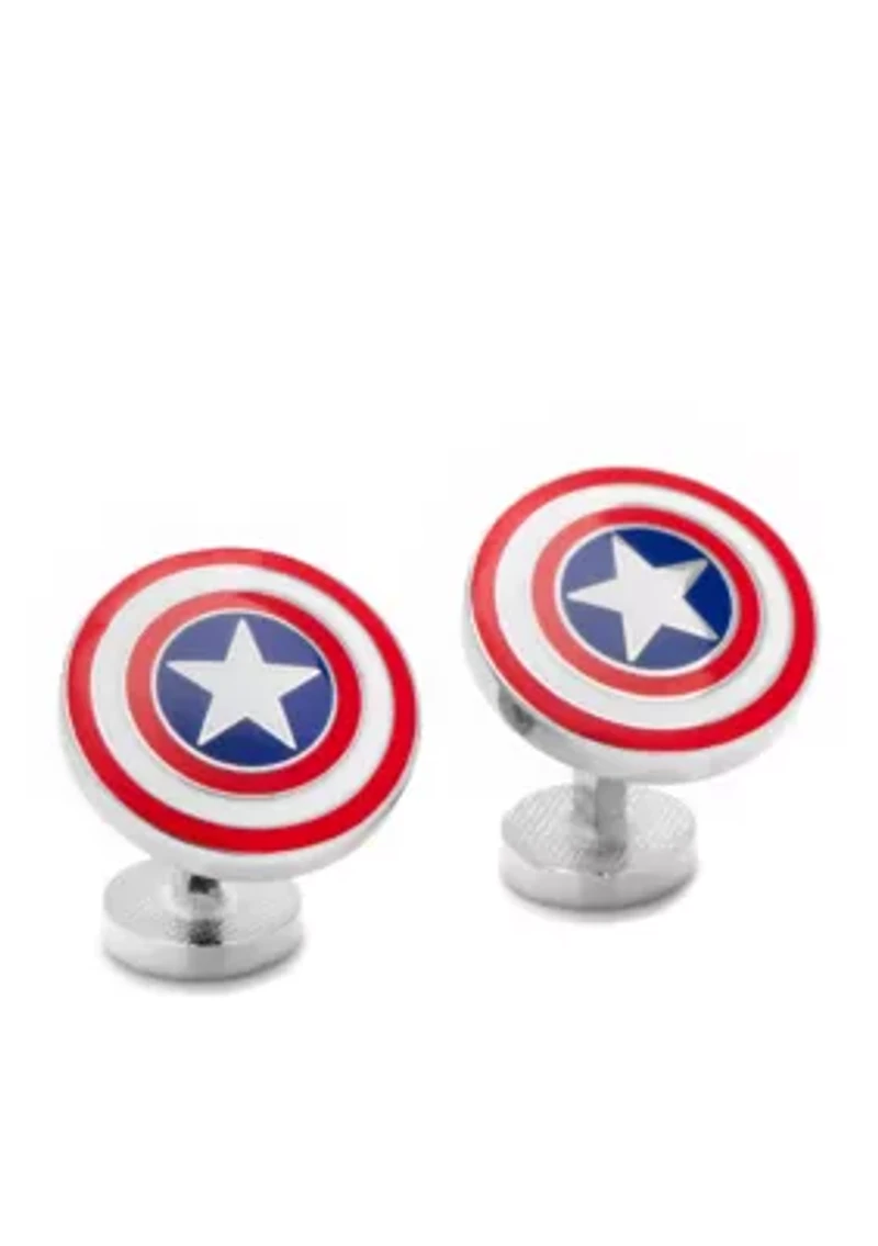 Captain America Shield Cufflinks