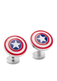 Captain America Shield Cufflinks