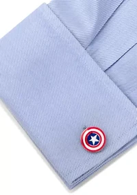Captain America Shield Cufflinks