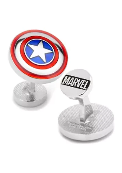 Avengers Captain America Shield Cufflinks