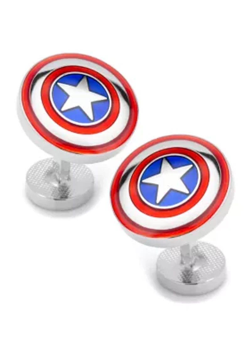 Avengers Captain America Shield Cufflinks