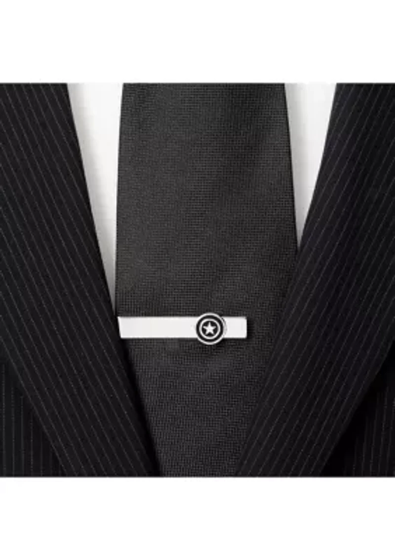 Captain America Silver Tie Bar