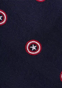 Captain America Navy Tie