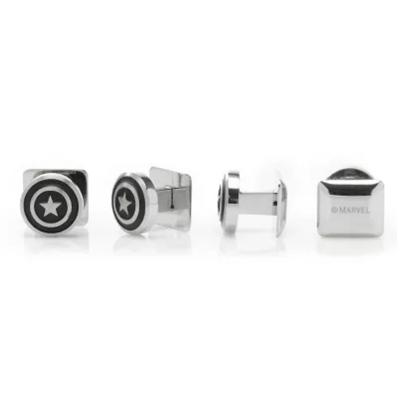 Captain America Shield Stainless Steel Studs