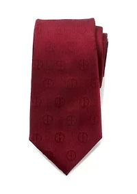 Deadpool Maroon Tie