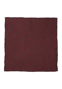 Deadpool Red Mask Silk Pocket Square