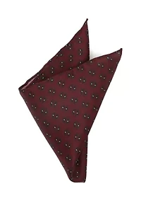 Deadpool Red Mask Silk Pocket Square