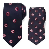 Father and Son Captain America Necktie Gift Set
