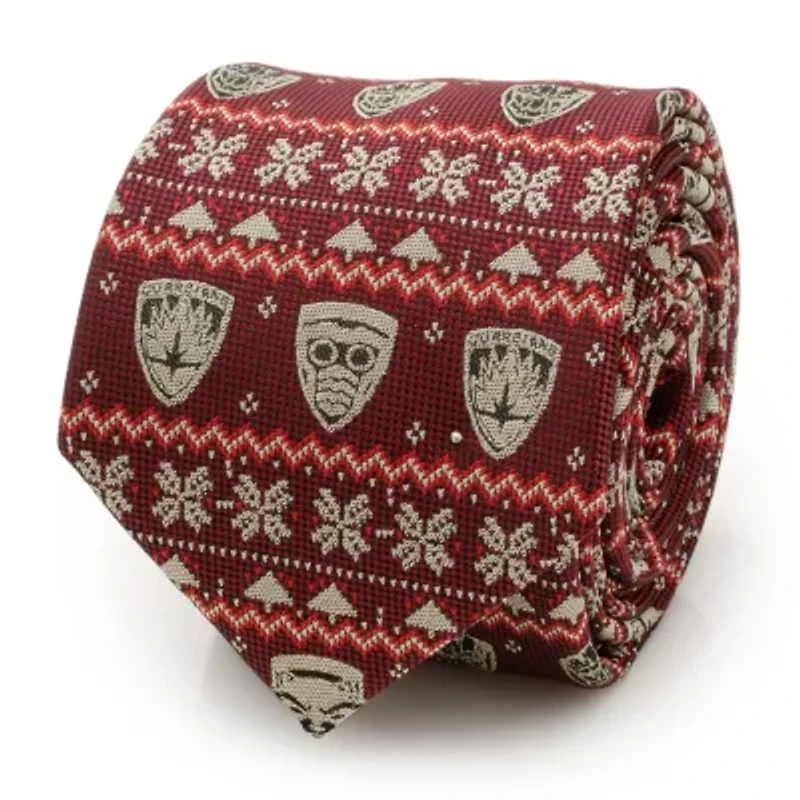 Guardians of the Galaxy Fair Isle Red  Tie
