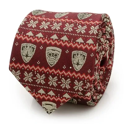 Guardians of the Galaxy Fair Isle Red  Tie