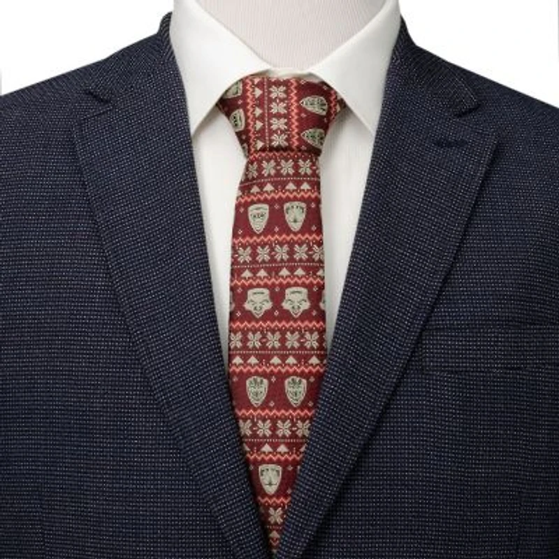 Guardians of the Galaxy Fair Isle Red  Tie