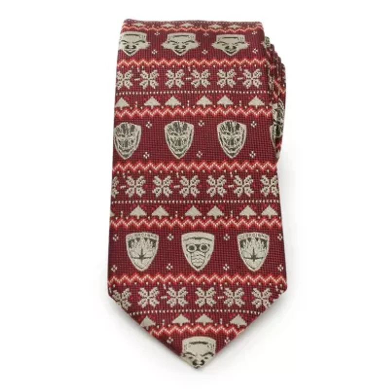 Guardians of the Galaxy Fair Isle Red  Tie