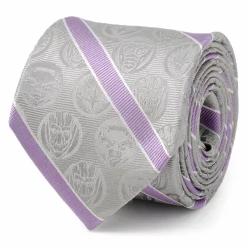 Guardians of the Galaxy Gray Stripe Tie