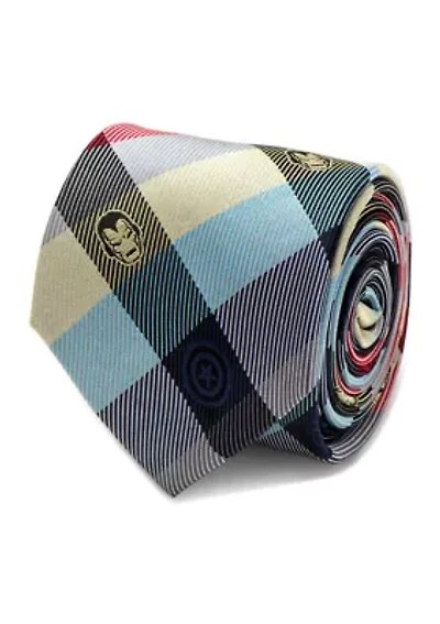Marvel Comics Plaid Tie