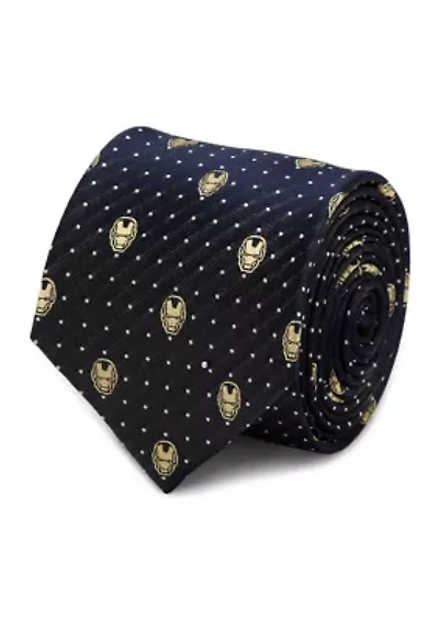 Iron Man Gray Dot Tie