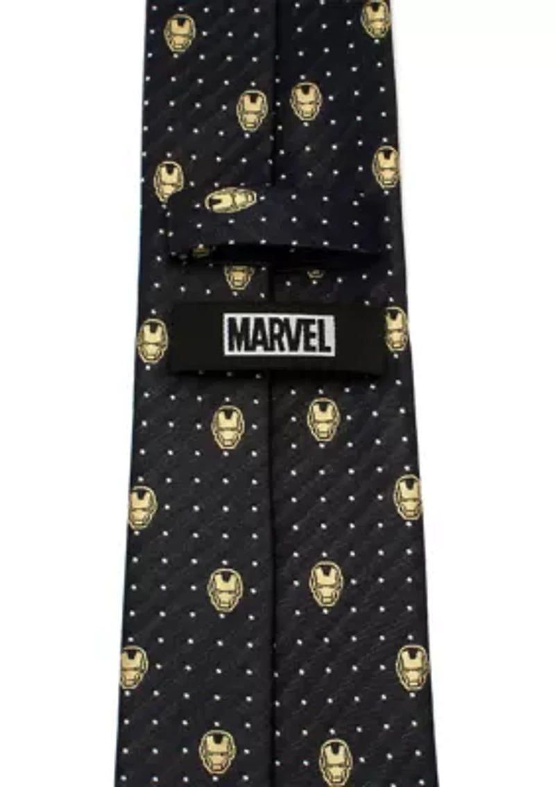 Iron Man Gray Dot Tie