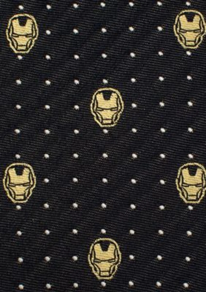 Iron Man Gray Dot Tie