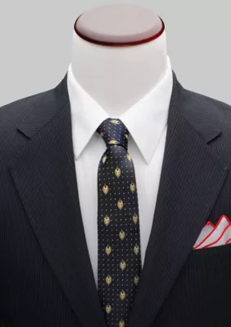 Iron Man Gray Dot Tie