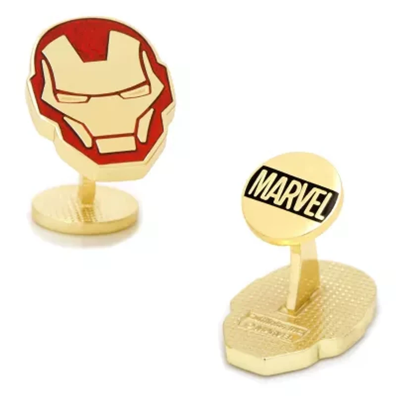 Iron Man Cufflinks and Tie Bar Gift Set