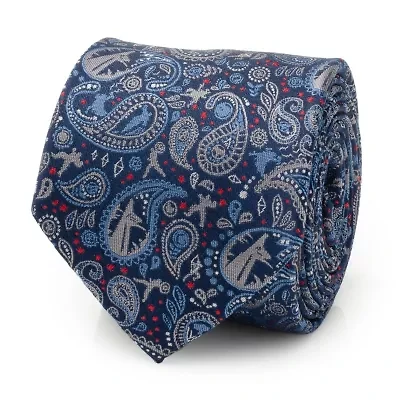 Avengers Blue Multi Paisley Tie