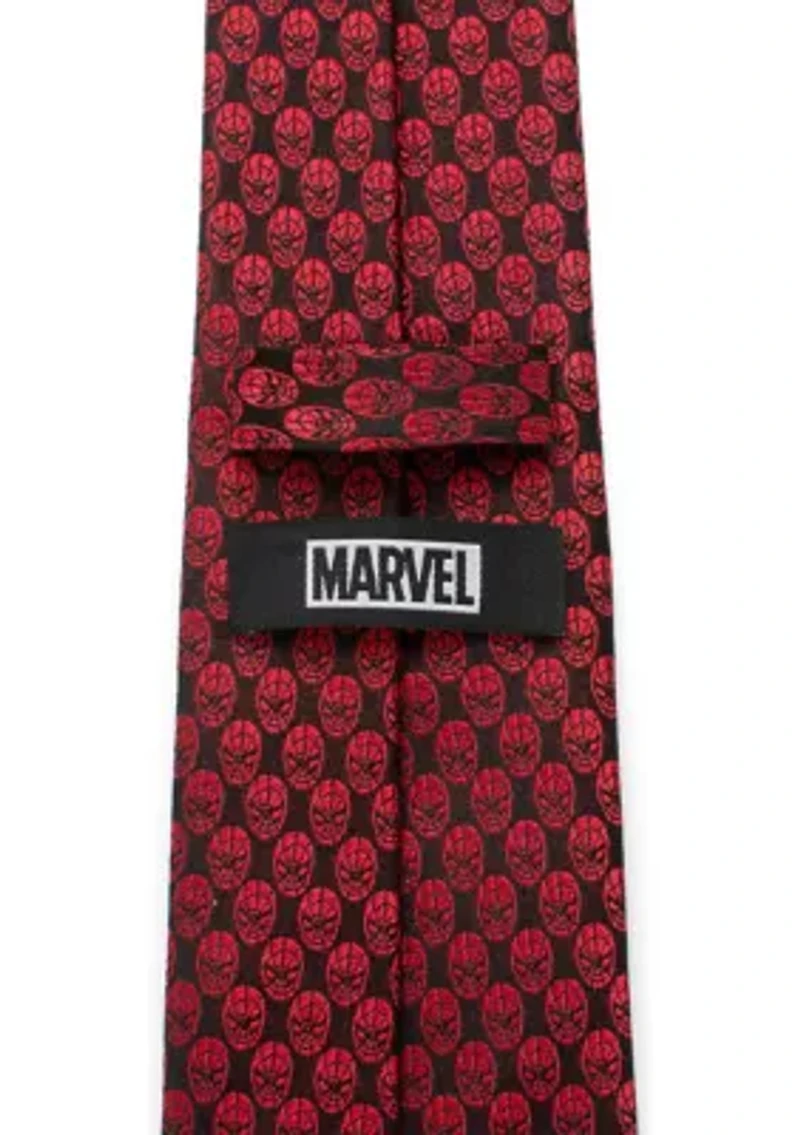 Spider-Man Mask Red Tie