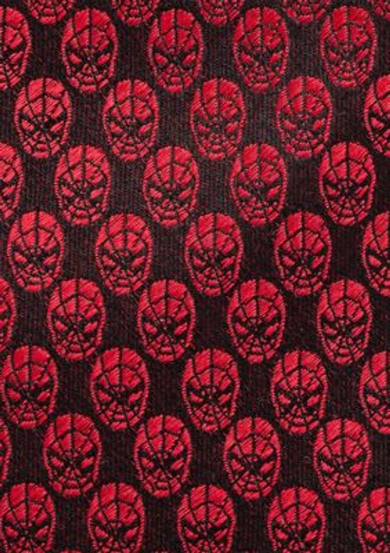 Spider-Man Mask Red Tie